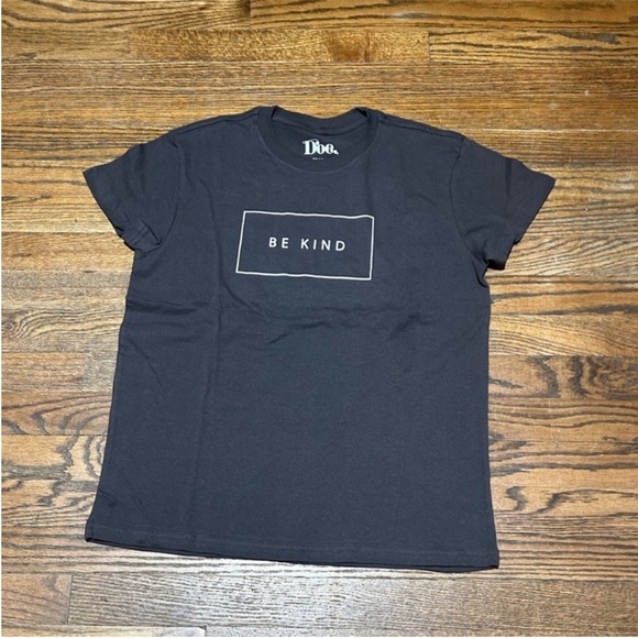 Tops - New Black/Grey 'Be Kind' Graphic T-Shirt